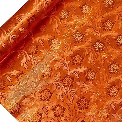 20" X 10 Yds Bitter Sweet Polyethylene Embossed Floral Foil