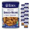 Eden Organic Baked Beans with Sorghum, Mustard, and Spices, Navy, 15 oz (12-Pack) view 1