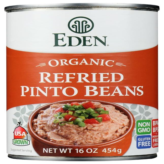Eden Refried Pinto Beans - 16 oz - 12 Pack