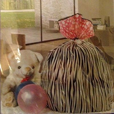 All Occasion Giant Gift Bags (36" x 44") ~ (Zebra Print) by Voila