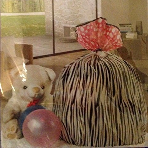 All Occasion Giant Gift Bags (36" x 44") ~ (Zebra Print) by Voila