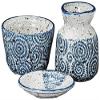Set of 5 Buckwheat Accessories, Octopus Arabesque Buckwheat Set, Japanese Tableware, Ryokan, Restaurant, Commercial Use view 1
