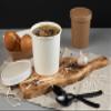 PacknWood 210SOUPCOK12 - Paper Soup Cups with lids - Takeout Soup containers with lids - Paper Soup Container with lid - hot Soup Cup with lid -(12 oz, 3.5" x 3.4") - case of 500 view 2