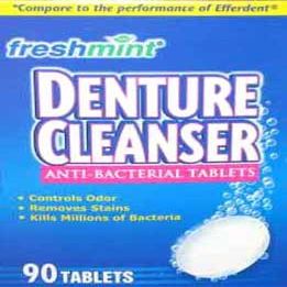 Freshmint 90 Count Denture Cleanser Tablets 24 pcs sku# 334915MA