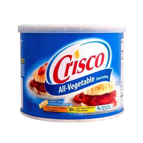 Crisco All-Vegetable Shortening (Pack of 4) 16 oz Containers