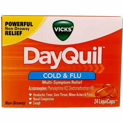 Dayquil Liquicaps 24ct Dx Size 24ct Dayquil Liquicaps 24ct