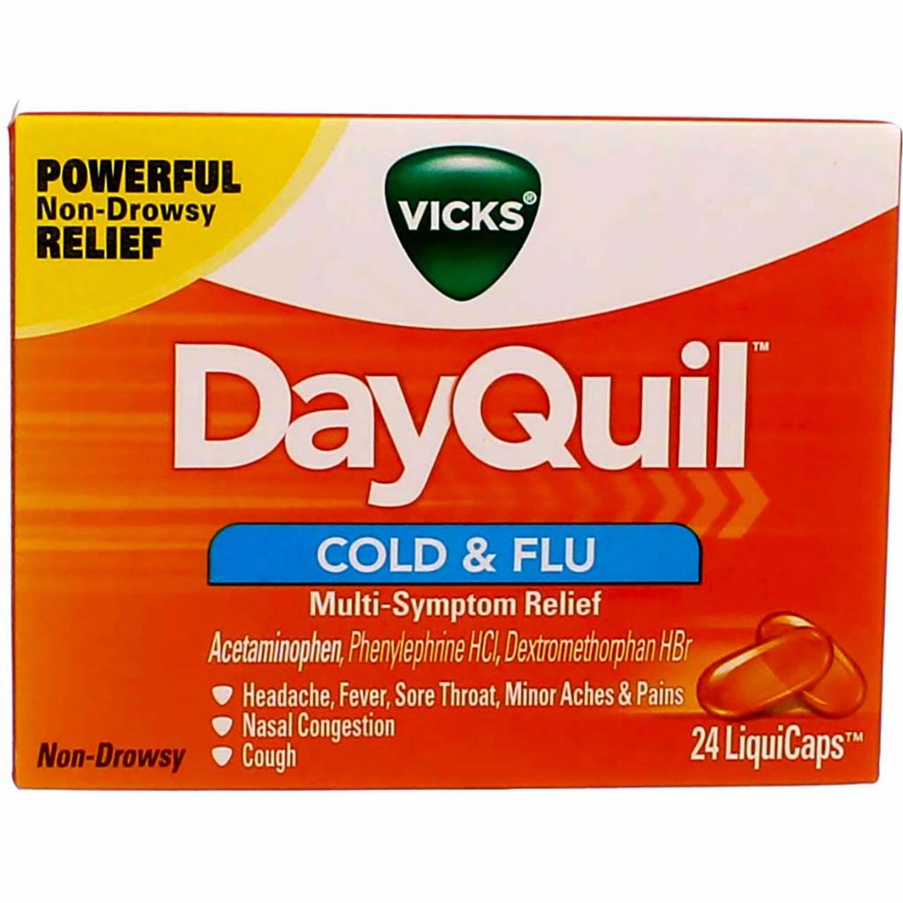 Dayquil Liquicaps 24ct Dx Size 24ct Dayquil Liquicaps 24ct