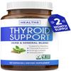 Thyroid Support with Iodine - 120 Capsules (Non-GMO) Improve Your Energy - Ashwagandha Root, Zinc, Selenium, Vitamin B12 Complex - Thyroid Health Supplement for Women and for Men - 60 Day Supply view 1