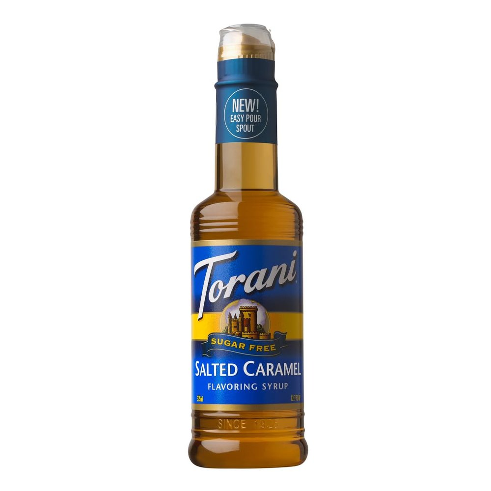 Torani Sugar Free Syrup, Salted Caramel, 12.7 Ounce