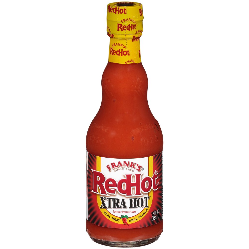 Frank's RedHot Xtra Hot Cayenne Pepper Hot Sauce, 12 fl oz