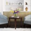 KaBloom Exotic Rainbow Orchid Bouquet of Blue, Purple and Yellow Orchids from Thailand with Vase and One Box of Lindt Chocolates view 4
