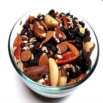Organic Trail Mix 16oz (Organic Brazil Nuts, Almonds, Blueberries, Sunflower Seeds, Tart Cherries, Cranberries, Raisins)