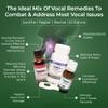 TMRG Powerful Vocal Recovery Kit-Normal - Professional Vocal Cord Remedy | 100% Natural Herbal Supplement for Sore Throat, Hoarse Voice, Hoarseness | Emergency Relief and Regular Maintenance view 4