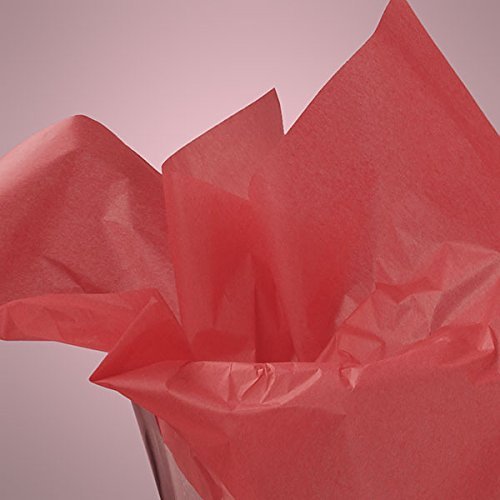 400ea - 20" X 26" Cherry Red Premium Tissue Paper - 1.2 mil Thick