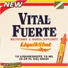 Vital Fuerte Liquid Shot Multivitamin & Mineral Supplement 10 Units of 15 ml. - Suplemento Multivita (Pack of 1) view 2