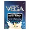 Vega Protein + Recovery - 30g Plant-Based Protein per Serving, Vanilla, 12 x 1.6oz Sachets, 5g BCAAs, Probiotics, NSF Certified, for Shakes & Smoothies, (Packaging May Vary) view 1