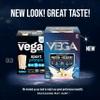 Vega Protein + Recovery - 30g Plant-Based Protein per Serving, Vanilla, 12 x 1.6oz Sachets, 5g BCAAs, Probiotics, NSF Certified, for Shakes & Smoothies, (Packaging May Vary) view 2