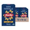 Barilla Mini Farfalle Pasta, 16 oz. Box (Pack of 12) - Non-GMO, Made with Durum Wheat Semolina - Kosher Certified view 1