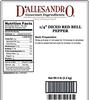 1/4" Diced Red Bell Pepper, 5 Pound Box view 2