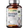 biophix Vitamin K2 MK-7 300mcg, 60 Vegan Capsules  High-Potency Supplement for Bone Strength and Immune Health view 1