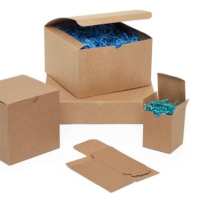 100ea - 9 X 6 X 6 Kraft Gift Box Width 6"