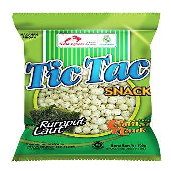 Dua Kelinci Tic Tack Rumput Laut, 100 Gram