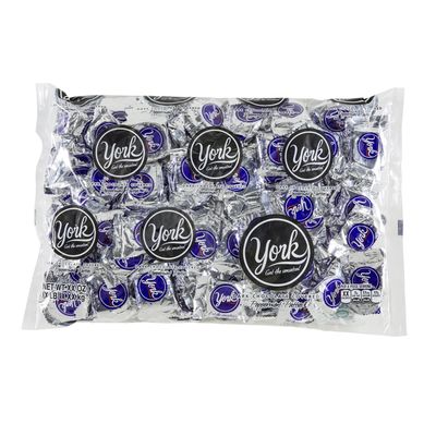 YORK Peppermint Patties (Gluten-Free Dark Chocolate Covered Mint Candy), Bulk 70 Ounce Bag