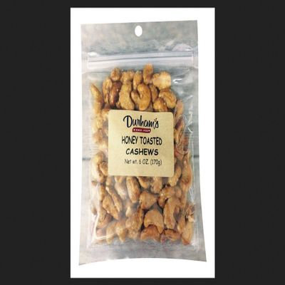DOLLINS PECAN CO INC Durhams Honey Toasted Cashews 6 Bagged - Case of: 12