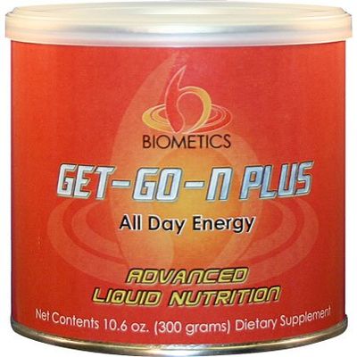 Biometics Get Go N Plus All Day Energy Natural Energy Boost 300g can