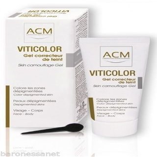 ACM Laboratoire Viticolor Gel 50ml Camouflage Gel for Vitiliginous Skin Vitiligo Skin Capital
