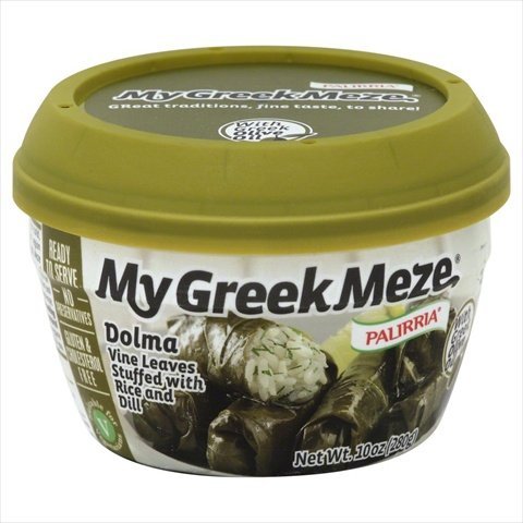 Palirria My Greek Meze Rice and Dill Stuffed Vine Leaves, 10 Ounce (Pack of 12)