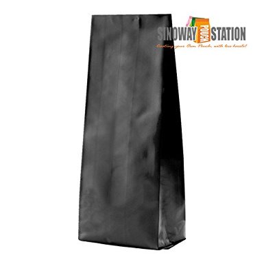 16 oz Side Gusseted Bag  Black (500 ct) (Mblack)