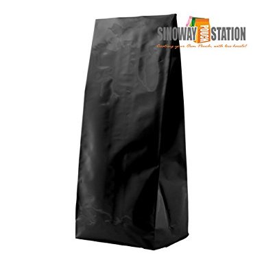 16 oz Side Gusseted Bag  Black (500 ct) (Black)