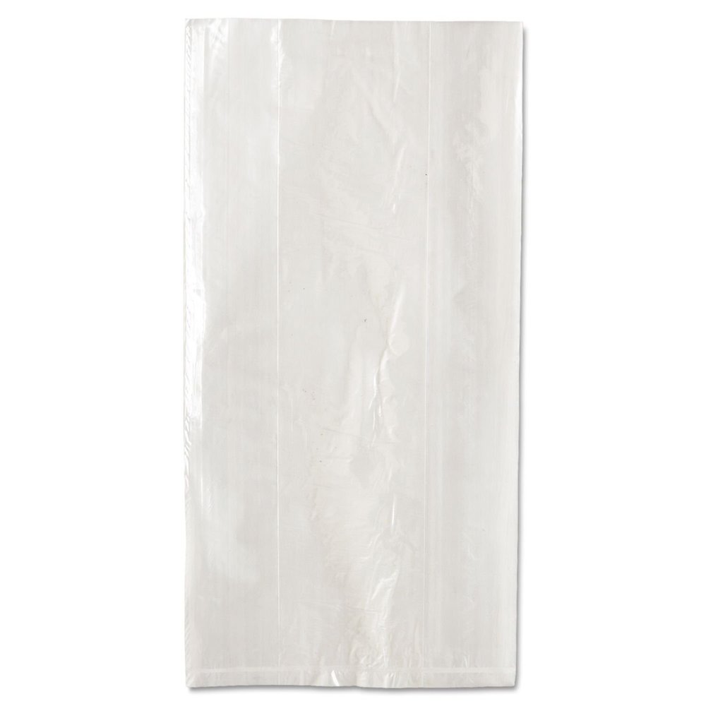 100 Count Bread Loaf Bags Food Storage Clear Poly Bags (6x3x15, 15 Inches)