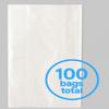 100 Count Bread Loaf Bags Food Storage Poly Bags (10x4x20, 20 Inches) view 3