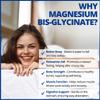 CanPrev Magnesium Bis-Glycinate Gentle 200mg, 120 V-Caps 120-Day Supply - Pure Elemental Magnesium Supplement, Supports Bone and Muscle Function, Gentle on Stomach, Perfect for Daily Magnesium Needs view 4