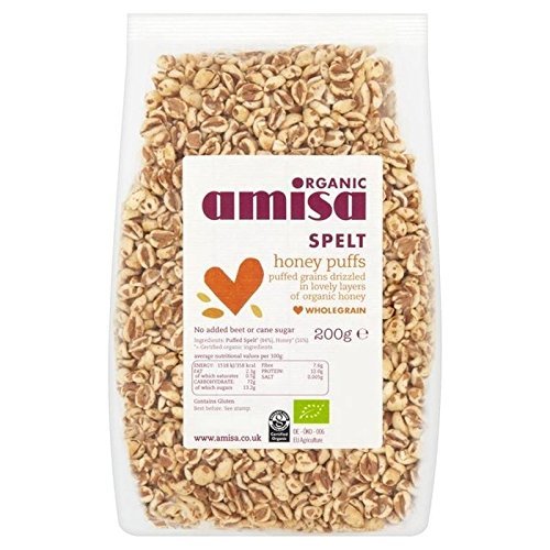 Amisa Organic Spelt Honey Puffs 200g