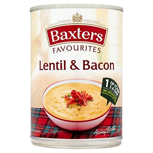 Baxters Favourites Lentil & Bacon Soup 400g