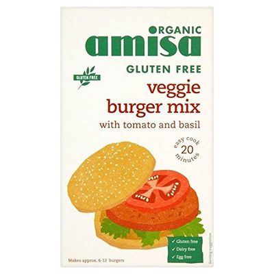 Amisa Organic Gluten Free Veggie Burger Mix 140g