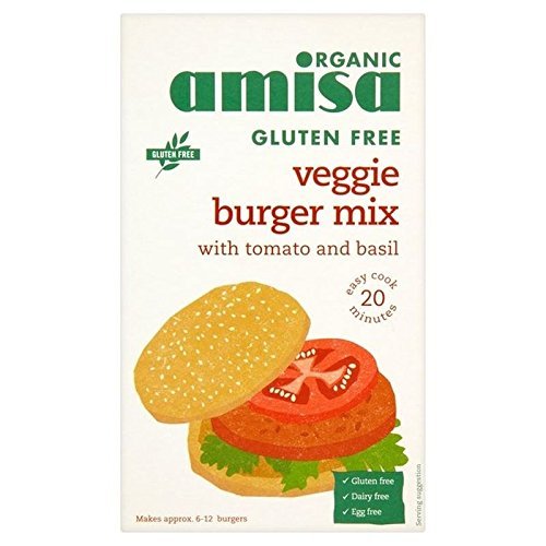 Amisa Organic Gluten Free Veggie Burger Mix 140g