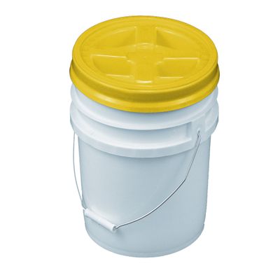 Gamma Seal 3.5 Gallon Bucket Kit with Yellow Screw-on Lid Dehumidifier