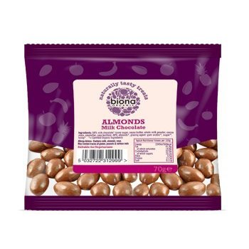 Biona Organic Almonds Milk Chocolate 70g