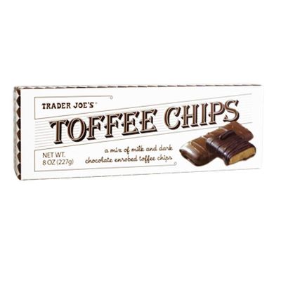 Trader Joes Toffee Chips - 8 oz.