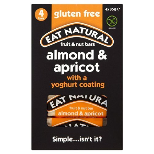Eat Natural Gluten Free Bars with Almonds Apricots & Yoghurt 4 x 35g