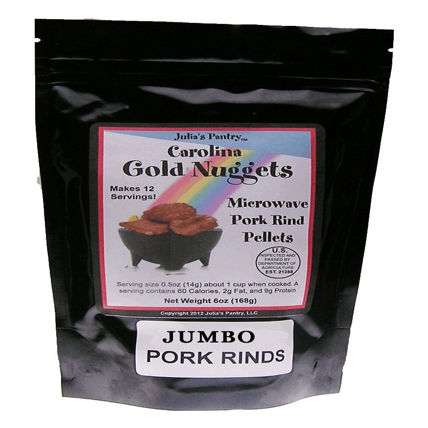 Pork Rinds Large Jumbo Chicharrones 6 Oz Package