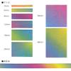 Konishi Ribbon KR3571-48MM-0 Rainbow Pattern, Double Satin Ribbon, 1.9 inches (48 mm) Width x 98.4 ft (30 m) Roll view 2