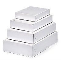 12 ct. Assorted White Gift Boxes