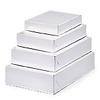 12 ct. Assorted White Gift Boxes view 1