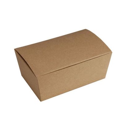 1/4 LB. Kraft Ballotin Boxes - 4-1/8 x 2-5/8 x 1-7/8-10 Pack