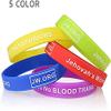 JW.org No Blood Medical Alert Flexible Silicone Wristband-5 pcs-Rainbow view 2